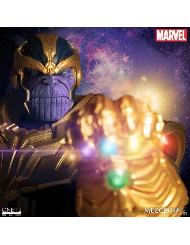 es::Marvel Universe Figuras 1/12 Thanos con luz One:12 Collective 21 cm