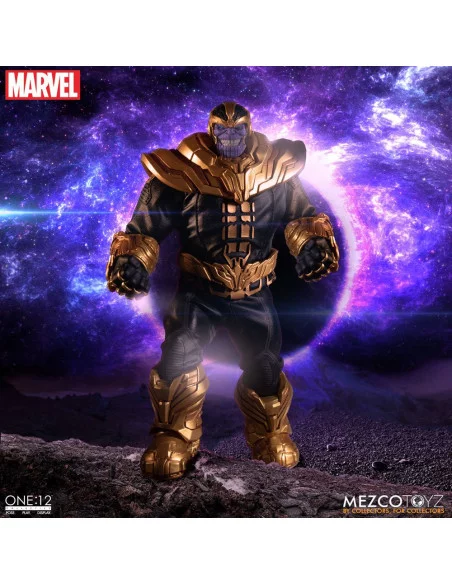 es::Marvel Universe Figuras 1/12 Thanos con luz One:12 Collective 21 cm