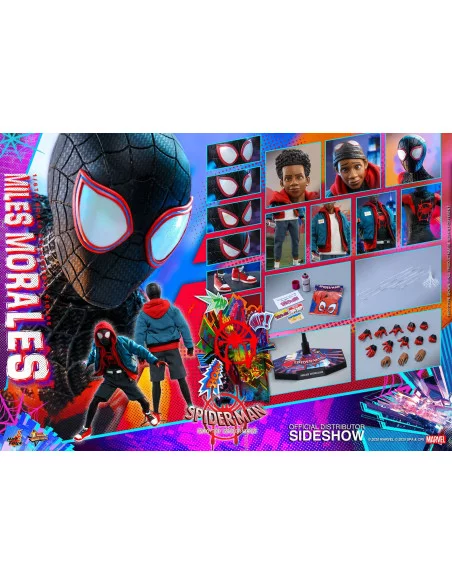 es::Spider-Man: Un nuevo universo Figura 1/6 Miles Morales Hot Toys 29 cm