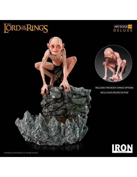 es::El Señor de los Anillos Estatua 1/10 Deluxe Art Scale Gollum 12 cm