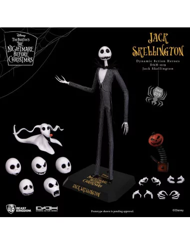 es::Pesadilla antes de Navidad Figura Dynamic 8ction Heroes 1/9 Jack Skellington 21 cm