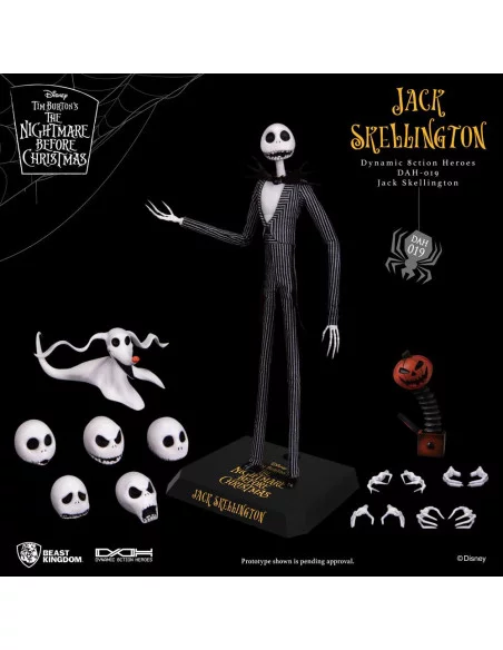 es::Pesadilla antes de Navidad Figura Dynamic 8ction Heroes 1/9 Jack Skellington 21 cm