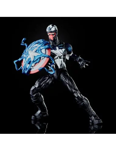 es::Spider-Man: Maximum Venom Marvel Legends Series Figura Venomized Captain America 15 cm