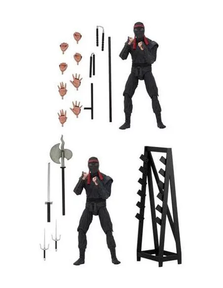 es::Tortugas Ninja Pack de 2 Figuras Foot Soldiers with Weapons Rack 18 cm