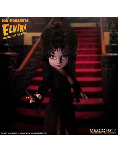 es::Elvira Mistress of the Dark Living Dead Dolls Muñeco Elvira 25 cm