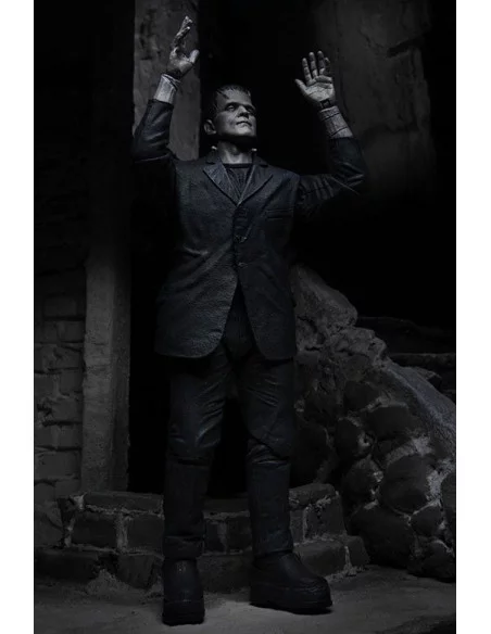 es::Universal Monsters Figura Ultimate Frankenstein's Monster Black & White 18 cm