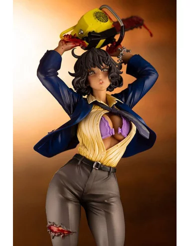 es::La Matanza de Texas Bishoujo Estatua 1/7 Chainsaw Dance Leatherface 25 cm