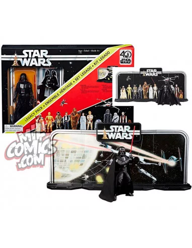 es::Star Wars One Black Series Figura Darth Vader 40th Anniversary Legacy Pack 15 cm