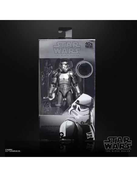 es::Star Wars Episode V Black Series Figura Stormtrooper Carbonized 2020 15 cm