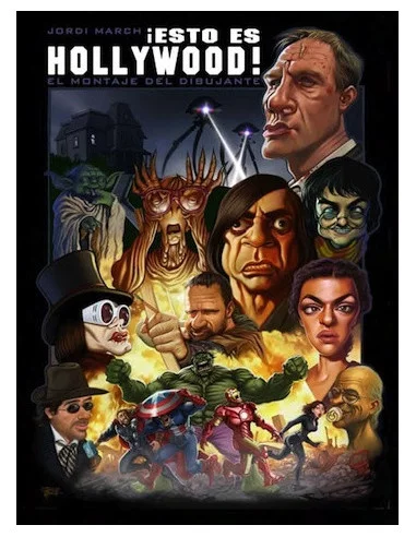 es::¡ Esto es Hollywood ! El montaje del dibujante