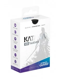 es::Ultimate Guard Katana Sleeves Tamaño Estándar Negro100 fundas para cartas