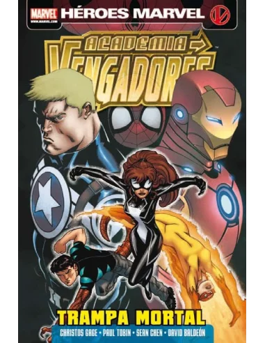 es::Academia Vengadores 03. Trampa mortal Cómic Héroes Marvel