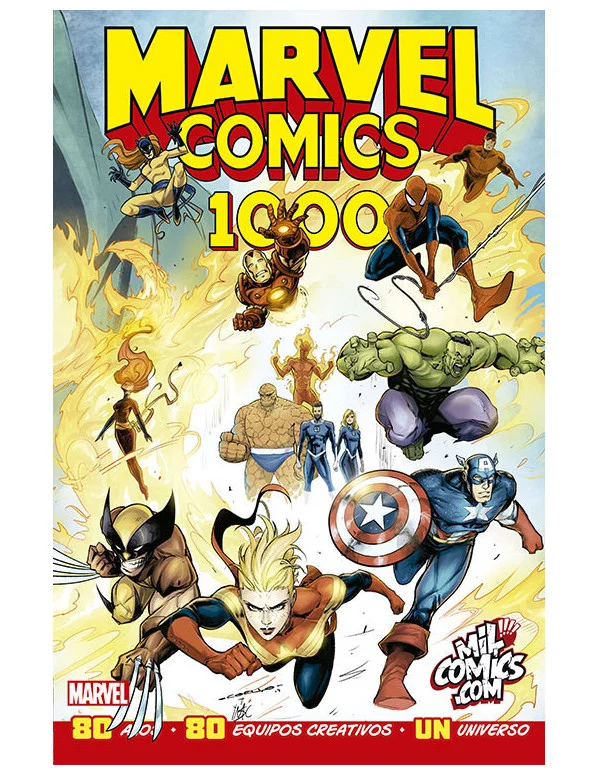 Comprar comic Panini Comics Marvel Comics 1000 - Portada doble variante  exclusiva MilCómics - Mil Comics: Tienda de cómics y figuras Marvel, DC  Comics, Star Wars, Tintín