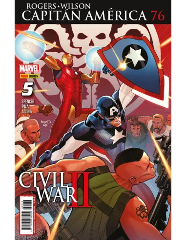 es::Rogers - Wilson: Capitán América 76 5 Civil War II
