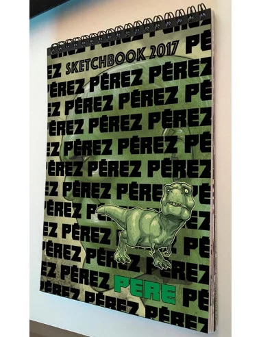 es::Pere Pérez Sketchbook 2017 - Con dibujo de Deathstroke