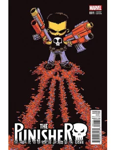 es::The Punisher 2016 1 Skottie Young Variant Marvel Comics USA