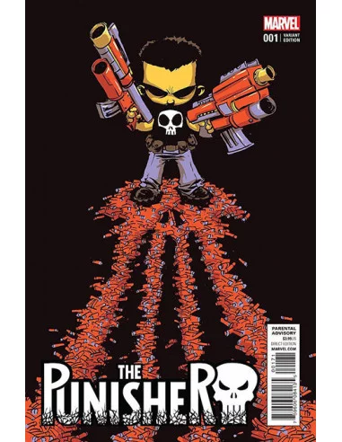 es::The Punisher 2016 1 Skottie Young Variant Marvel Comics USA