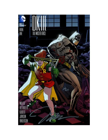 es::DF Dark Knight III The Master Race 1 Firmado por Jim Lee