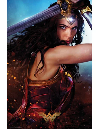 es::Wonder Woman Póster Defend 61 x 91 cm