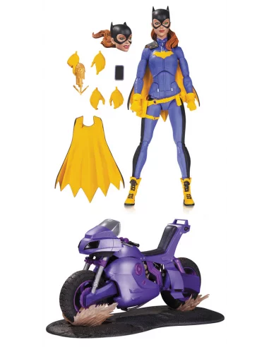 es::DC Comics Icons Figura Deluxe Batgirl of Burnside con moto 15 cm