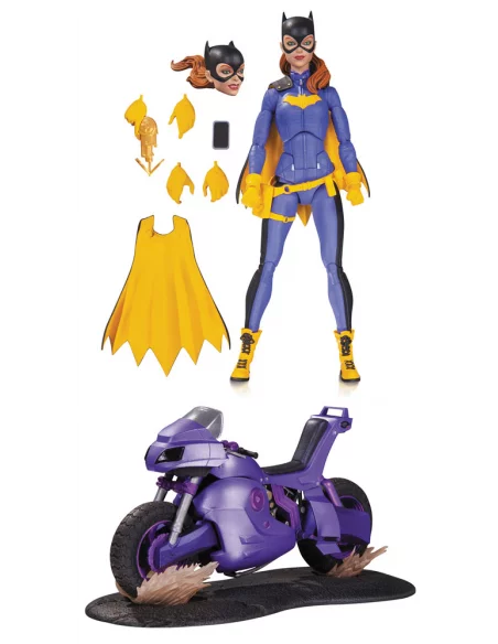 es::DC Comics Icons Figura Deluxe Batgirl of Burnside con moto 15 cm