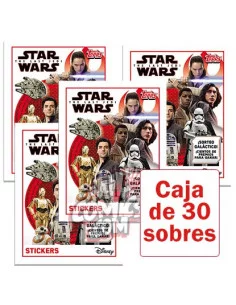 es::SW The Last Jedi Cromos - Caja de sobres