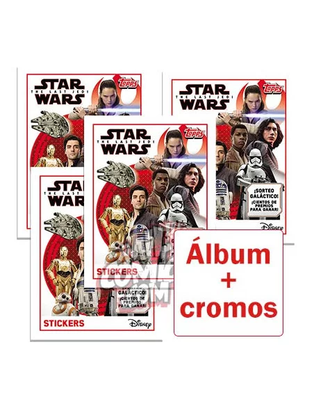 es::SW The Last Jedi Cromos - Pack de inicio