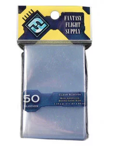 es::Fundas Juego de Tablero Americano Mini Amarillo Fantasy Flight. 50 unidades.