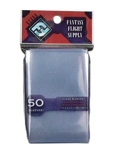 es::Fundas Juego de Tablero Europeo Mini Rojo Fantasy Flight. 50 unidades.