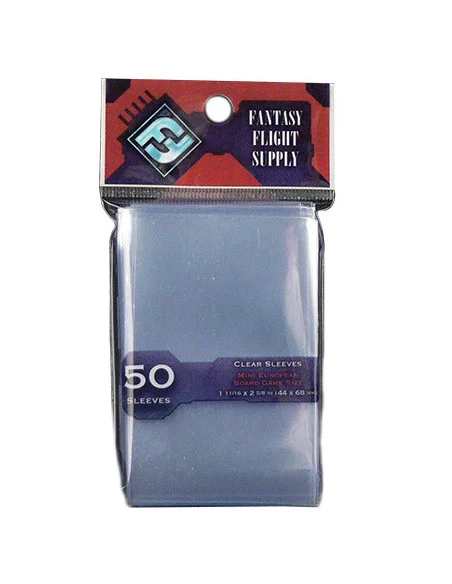es::Fundas Juego de Tablero Europeo Mini Rojo Fantasy Flight. 50 unidades.
