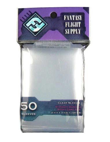 es::Fundas para cartas Juego de Tablero Europeo Estándar Púrpura Fantasy Flight. 50 unidades