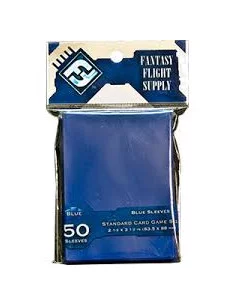 es::Fundas para cartas Color azul Fantasy Flight. 50 unidades