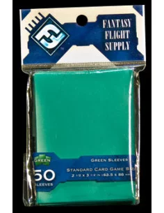 es::Fundas para cartas Color verde Fantasy Flight. 50 unidades