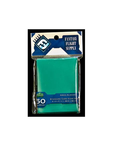 es::Fundas para cartas Color verde Fantasy Flight. 50 unidades