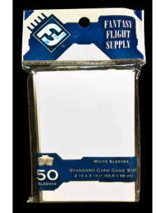 es::Fundas para cartas Color blanco Fantasy Flight. 50 unidades