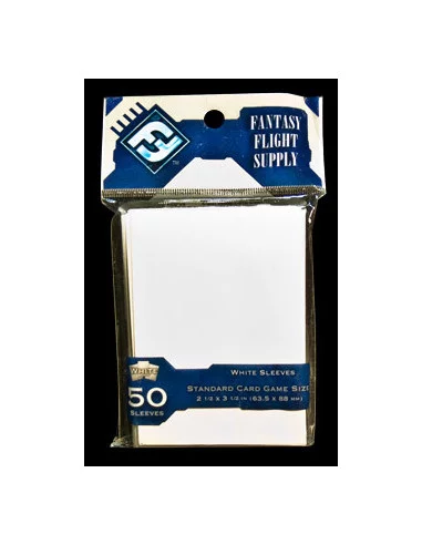 es::Fundas para cartas Color blanco Fantasy Flight. 50 unidades