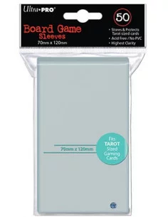 es::Fundas cartas juego de tablero tamaño Tarot 50 fundas transparentes Ultra Pro