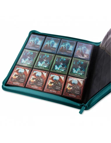 es::Ultimate Guard 12-Pocket QuadRow ZipFolio XenoSkin Gasolina Azul-13