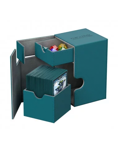 es::Ultimate Guard Flip´n´Tray Deck Case 100+ Caja de Cartas Tamaño Estándar XenoSkin Gasolina Azul