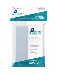 es::Ultimate Guard Precise-Fit Sleeves Side-Loading Fundas Tamaño Estándar Transparente 100