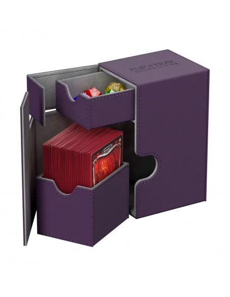 es::Ultimate Guard Flip´n´Tray Deck Case 80+ Tamaño Estándar XenoSkin™ Violeta