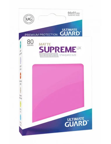 es::Ultimate Guard Supreme UX Sleeves Fundas de Cartas Tamaño Estándar Fucsia Mate 80