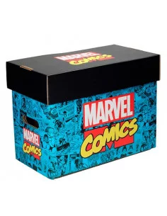 es::Caja para almacenaje de cómics Logo Marvel Pack de 2