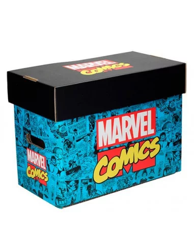 es::Caja para almacenaje de cómics Logo Marvel Pack de 2