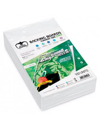 es::Ultimate Guard Comic Thick Current Size Backing Boards 100
