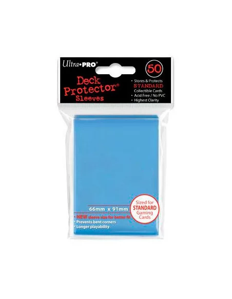 es::Deck Protector Sleeves Azul claro 50 fundas Ultra Pro