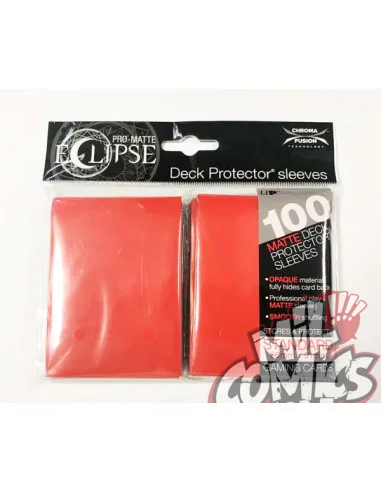 es::PRO-Matte Eclipse Apple Red Deck Protector sleeves 100