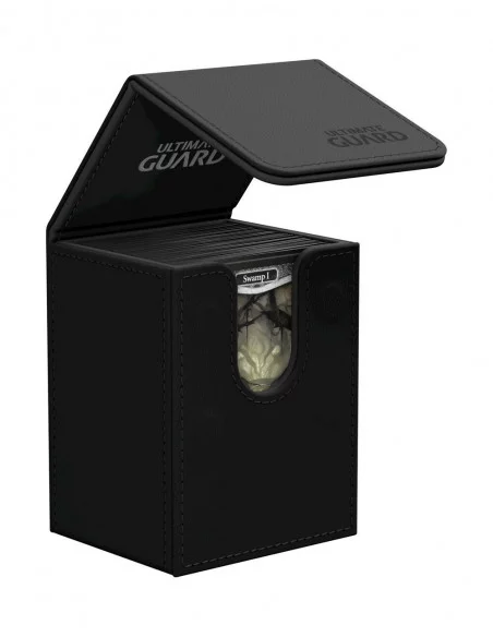 es::Ultimate Guard Flip Deck Case 80+ Caja de Cartas Tamaño Estándar Negro