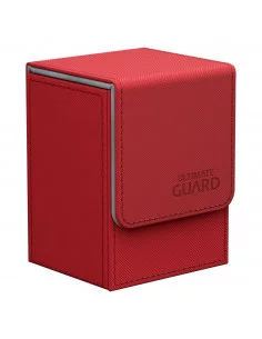 es::Ultimate Guard Flip Deck Case 80+ Caja de Cartas Tamaño Estándar XenoSkin Rojo 2