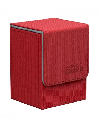 es::Ultimate Guard Flip Deck Case 80+ Caja de Cartas Tamaño Estándar XenoSkin Rojo